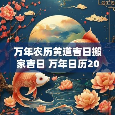 万年农历黄道吉日搬家吉日 万年日历2025年黄道吉日下载