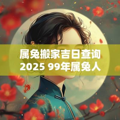 属兔搬家吉日查询2025 99年属兔人五月搬家吉日