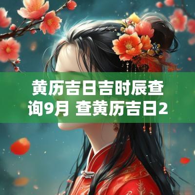 黄历吉日吉时辰查询9月 查黄历吉日2025年9月