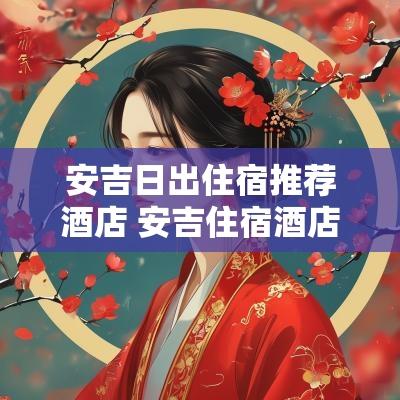 安吉日出住宿推荐酒店 安吉住宿酒店推荐性价比较高