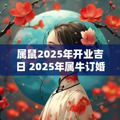 属鼠2025年开业吉日 2025年属牛订婚吉日