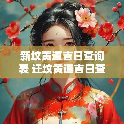 新坟黄道吉日查询表 迁坟黄道吉日查询