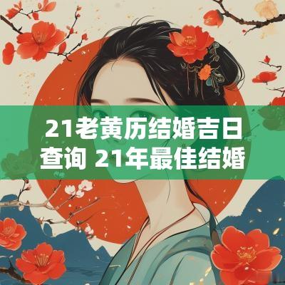 21老黄历结婚吉日查询 21年最佳结婚吉日