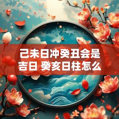 己未日冲癸丑会是吉日 癸亥日柱怎么择吉日