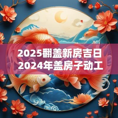 2025翻盖新房吉日 2025年盖房子动工吉日