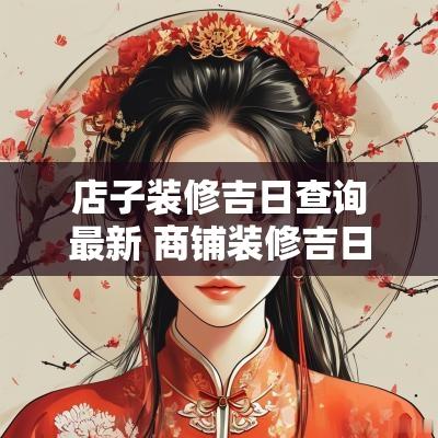 店子装修吉日查询最新 商铺装修吉日查询大全表
