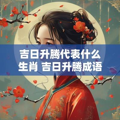 吉日升腾代表什么生肖 吉日升腾成语