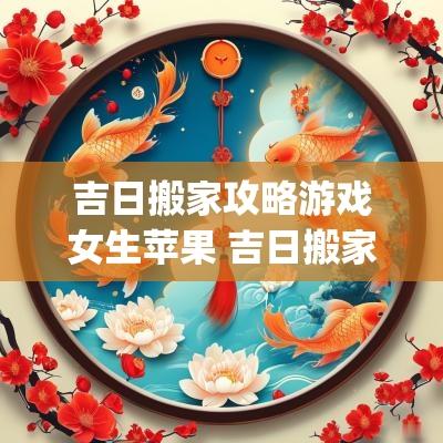 吉日搬家攻略游戏女生苹果 吉日搬家攻略app