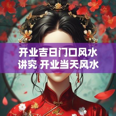 开业吉日门口风水讲究 开业当天风水忌讳