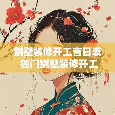 别墅装修开工吉日表 独门别墅装修开工吉日