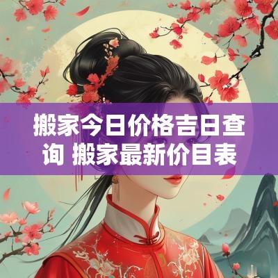搬家今日价格吉日查询 搬家最新价目表