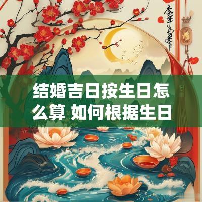 结婚吉日按生日怎么算 如何根据生日选结婚吉日