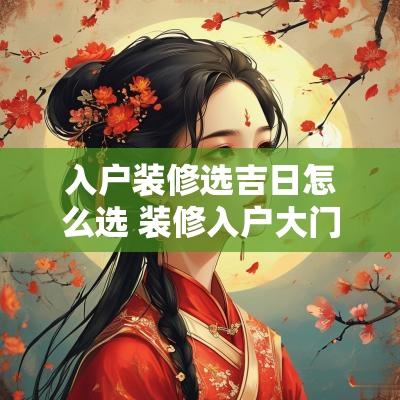 入户装修选吉日怎么选 装修入户大门怎么选择最好