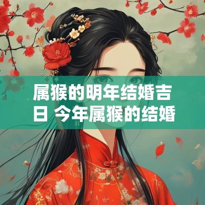 属猴的明年结婚吉日 今年属猴的结婚黄道吉日