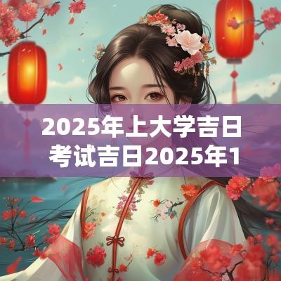 2025年上大学吉日 考试吉日2025年10月