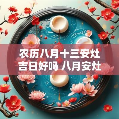农历八月十三安灶吉日好吗 八月安灶吉日查询