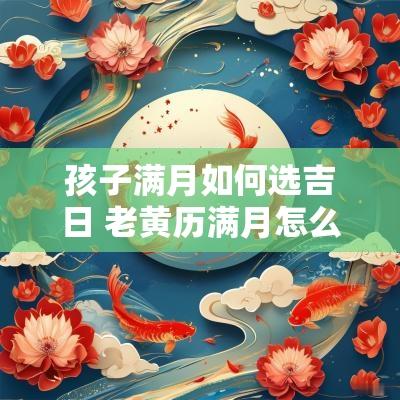 孩子满月如何选吉日 老黄历满月怎么选吉日