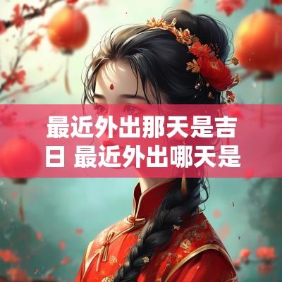 最近外出那天是吉日 最近外出哪天是吉日