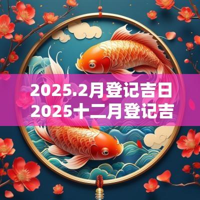 2025.2月登记吉日 2025十二月登记吉日 2025.2月登记吉日 2025十二月登记吉日