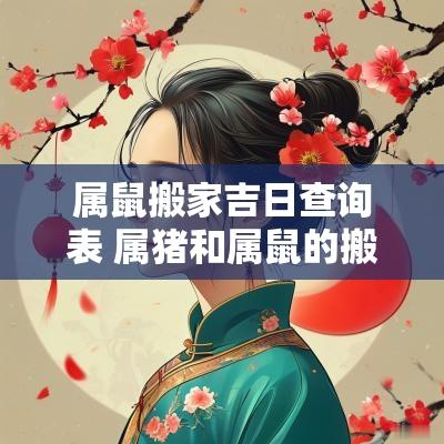 属鼠搬家吉日查询表 属猪和属鼠的搬家吉日