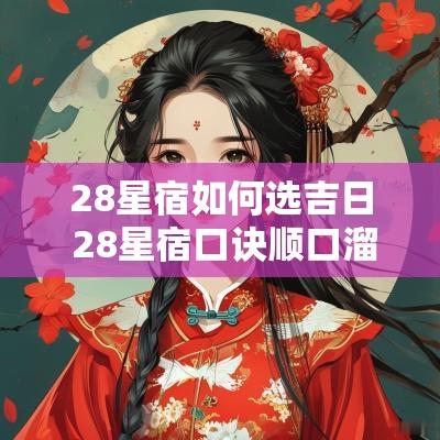 28星宿如何选吉日 28星宿口诀顺口溜