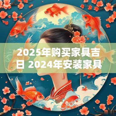 2025年购买家具吉日 2025年安装家具吉日查询