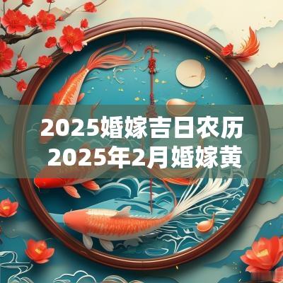2025婚嫁吉日农历 2025年2月婚嫁黄道吉日