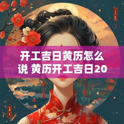 开工吉日黄历怎么说 黄历开工吉日2025年