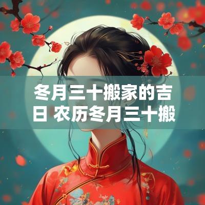 冬月三十搬家的吉日 农历冬月三十搬家好不好