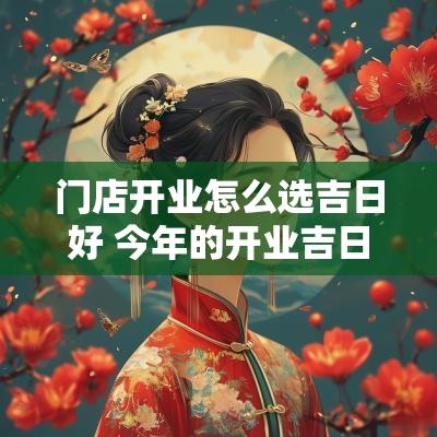 门店开业怎么选吉日好 今年的开业吉日是哪天