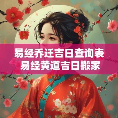 易经乔迁吉日查询表 易经黄道吉日搬家11月份