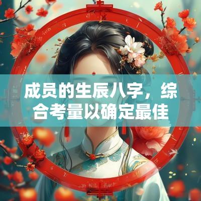 成员的生辰八字，综合考量以确定最佳的开工吉日。