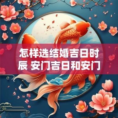 怎样选结婚吉日时辰 安门吉日和安门时辰