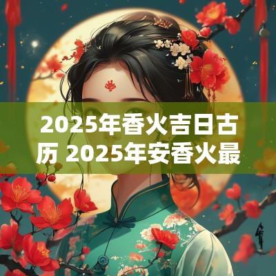 2025年香火吉日古历 2025年安香火最佳吉日