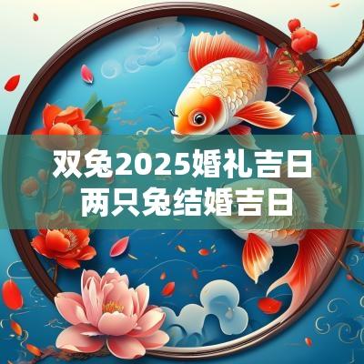 双兔2025婚礼吉日 两只兔结婚吉日