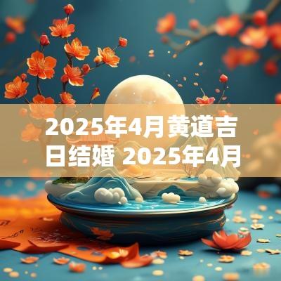 2025年4月黄道吉日结婚 2025年4月生女黄道吉日