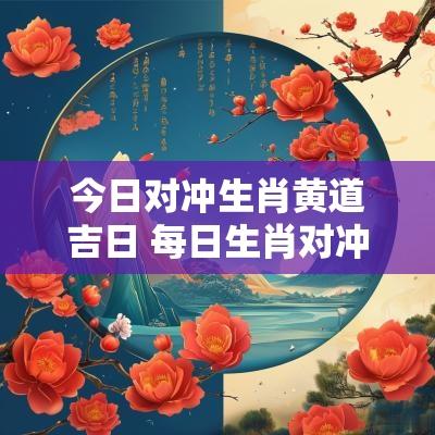 今日对冲生肖黄道吉日 每日生肖对冲日历查询