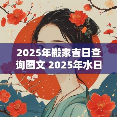 2025年搬家吉日查询图文 2025年水日搬家吉日一览