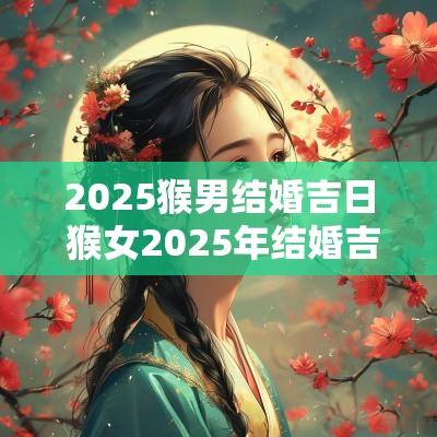 2025猴男结婚吉日 猴女2025年结婚吉日
