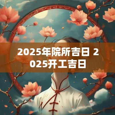 2025年院所吉日 2025开工吉日