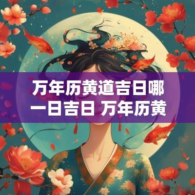 万年历黄道吉日哪一日吉日 万年历黄道吉日生子吉日