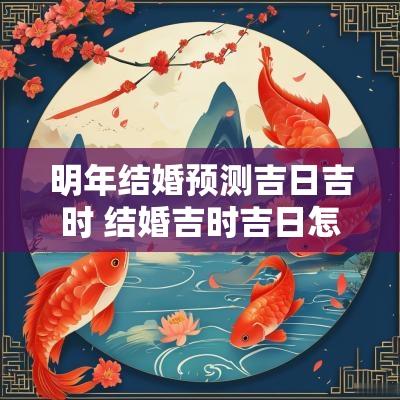 明年结婚预测吉日吉时 结婚吉时吉日怎么测