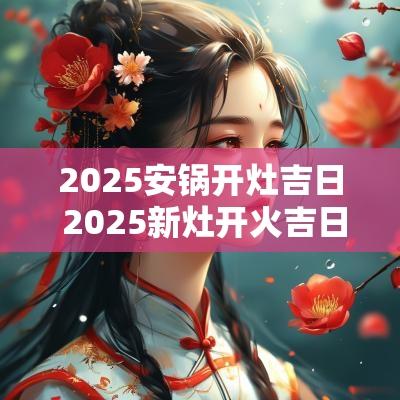 2025安锅开灶吉日 2025新灶开火吉日