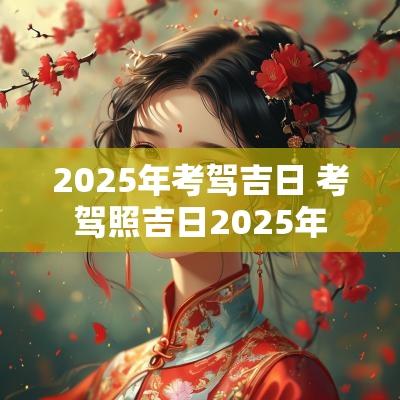 2025年考驾吉日 考驾照吉日2025年