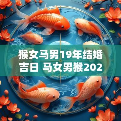 猴女马男19年结婚吉日 马女男猴2025年1月结婚吉日