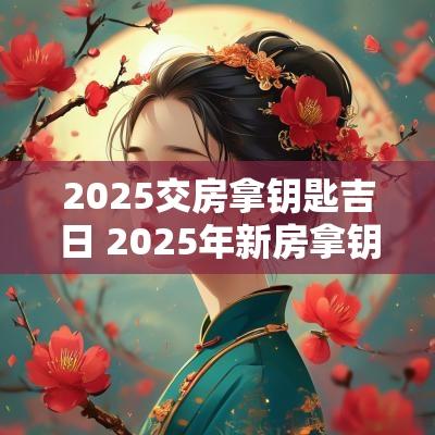 2025交房拿钥匙吉日 2025年新房拿钥匙吉日