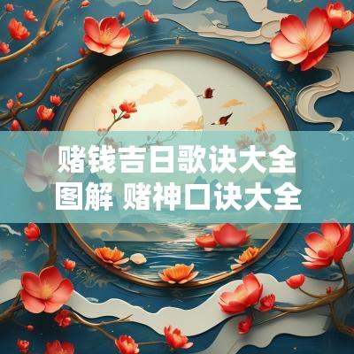 赌钱吉日歌诀大全图解 赌神口诀大全