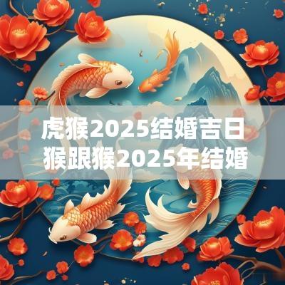 虎猴2025结婚吉日 猴跟猴2025年结婚吉日