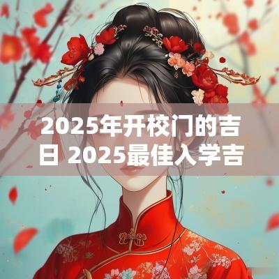 2025年开校门的吉日 2025最佳入学吉日