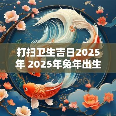 打扫卫生吉日2025年 2025年蛇年出生吉日